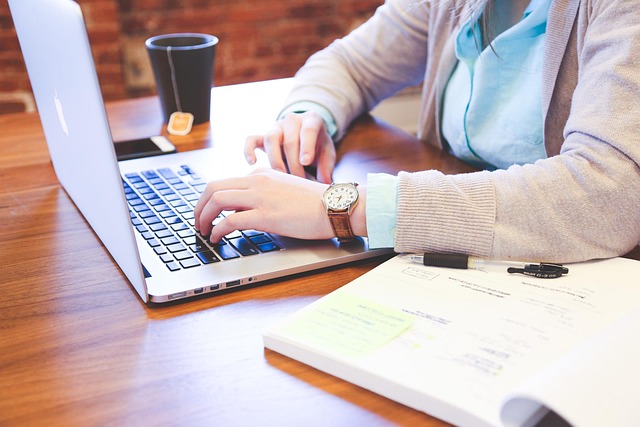 modern coworking space laptop professional
