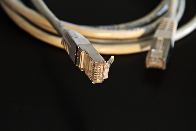 network server room cables infrastructure
