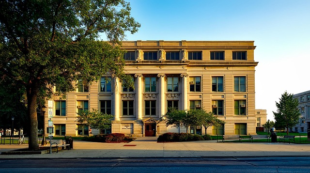 modern college campus building exterior Canada